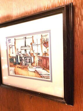 Trisha Romance Kitchen Bath Wall Decor 80s Magazine Clipped Art